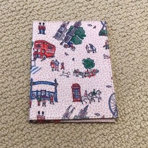 London themed OilCloth Two-fold Passport Holder